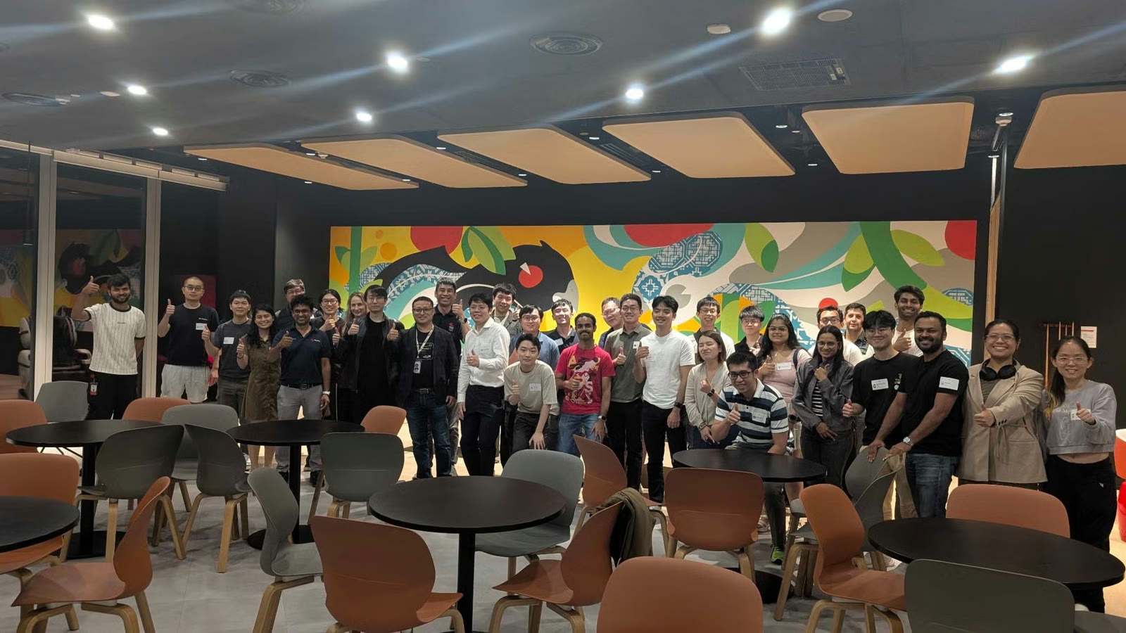 Group photo at the PyTorch Meetup Singapore